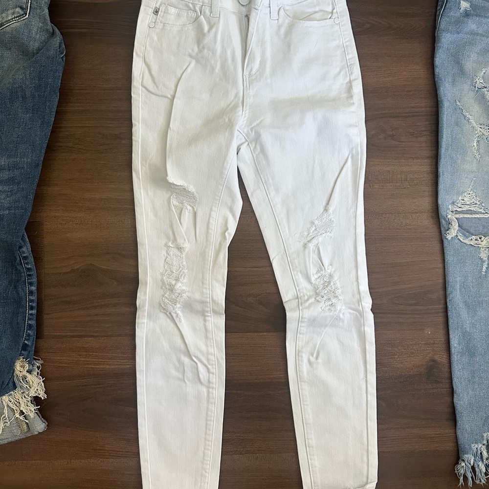 Judy Blue White Skinny Jeans